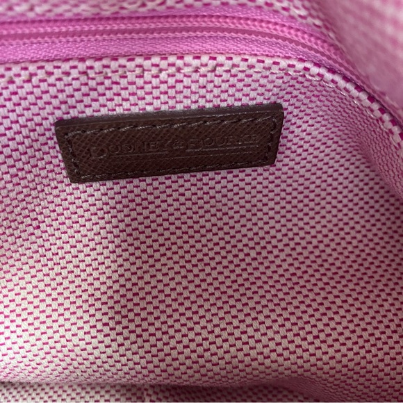 VINTAGE EARLY 2000s Dooney&Burke Taupe Signature Nylon Tote - Picture 9 of 16